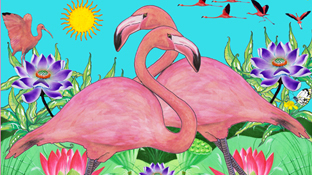 Ro London Flamingo Kaftan