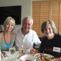 Ro London, John Rendall with Mary Hutton founder of Free the Bears Fund.