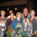 Ro London - Free the Bears Gala night in Perth with Mary Hutton & host Johnny Young.